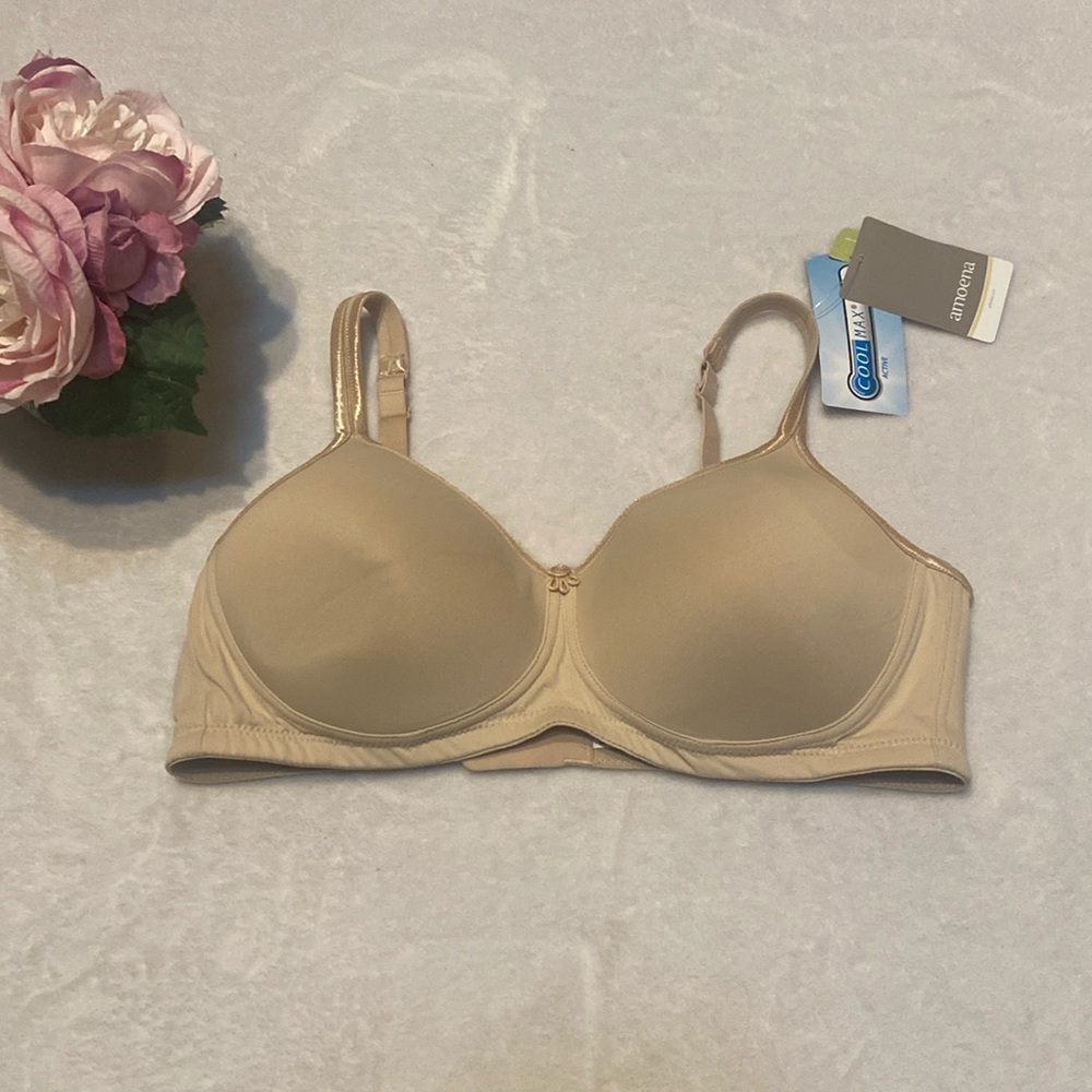 AMOENA MARA SB 1150 NWT Mastectomy Bra Wireless Padded Size 38A